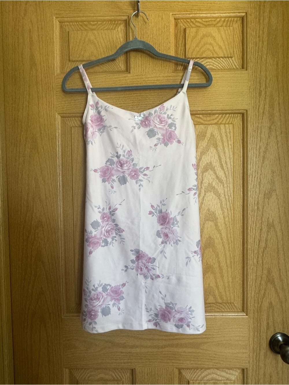 NWT Gilly Hicks Active Recharge Exercise Dress Light Pink Rose Floral Medium